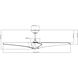 Zephyr 62 inch Graphite and Weathered Wood with Weathered Wood Blades Downrod Ceiling Fan in Graphite Weathered Wood