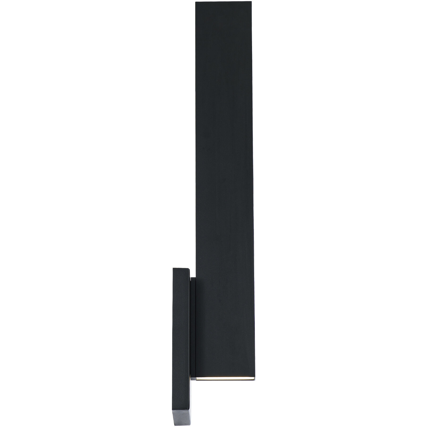 Mako LED 22 inch Black Outdoor Wall Light in 4000K