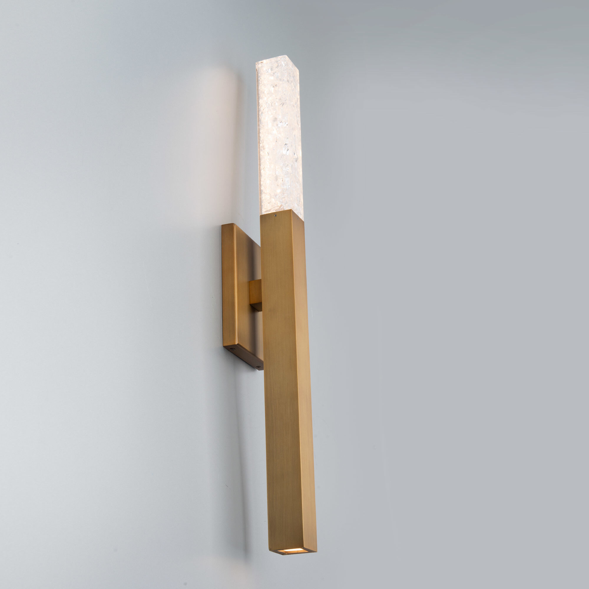 Minx Wall Sconce Wall Light in Aged Brass