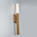 Minx LED 3 inch Aged Brass ADA Wall Sconce Wall Light