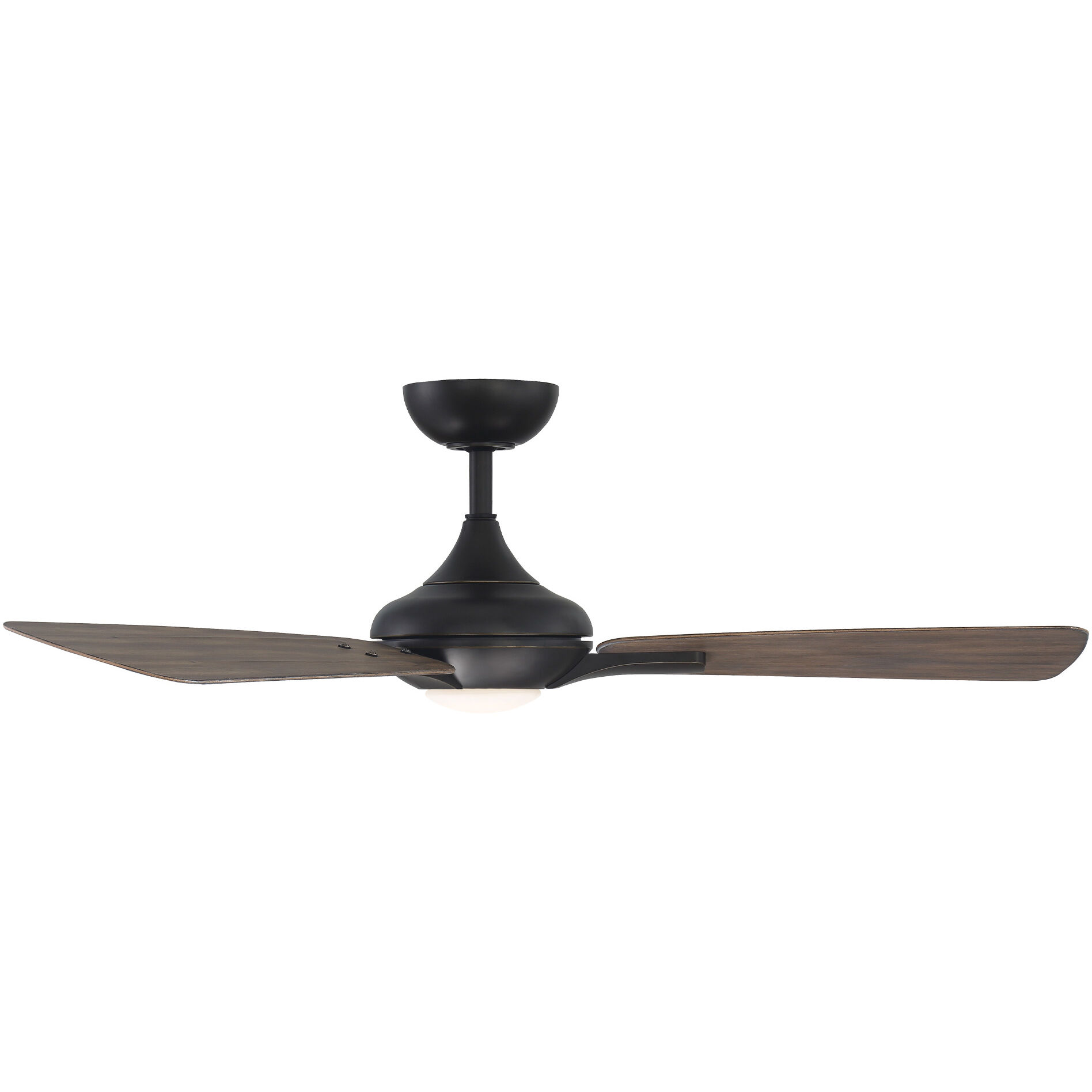 Mykonos 3 52 inch Oil Rubbed Bronze and Barn Wood with Barn Wood Blades Downrod Ceiling Fan in 2700K, Oil Rubbed Bronze Barn Wood