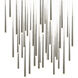 Cascade 41 Light 36 inch Polished Nickel Multi-Light Pendant Ceiling Light