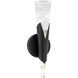 Kilt Wall Sconce Wall Light in 3500K, Black