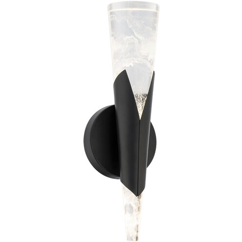 Kilt Wall Sconce Wall Light in 3500K, Black
