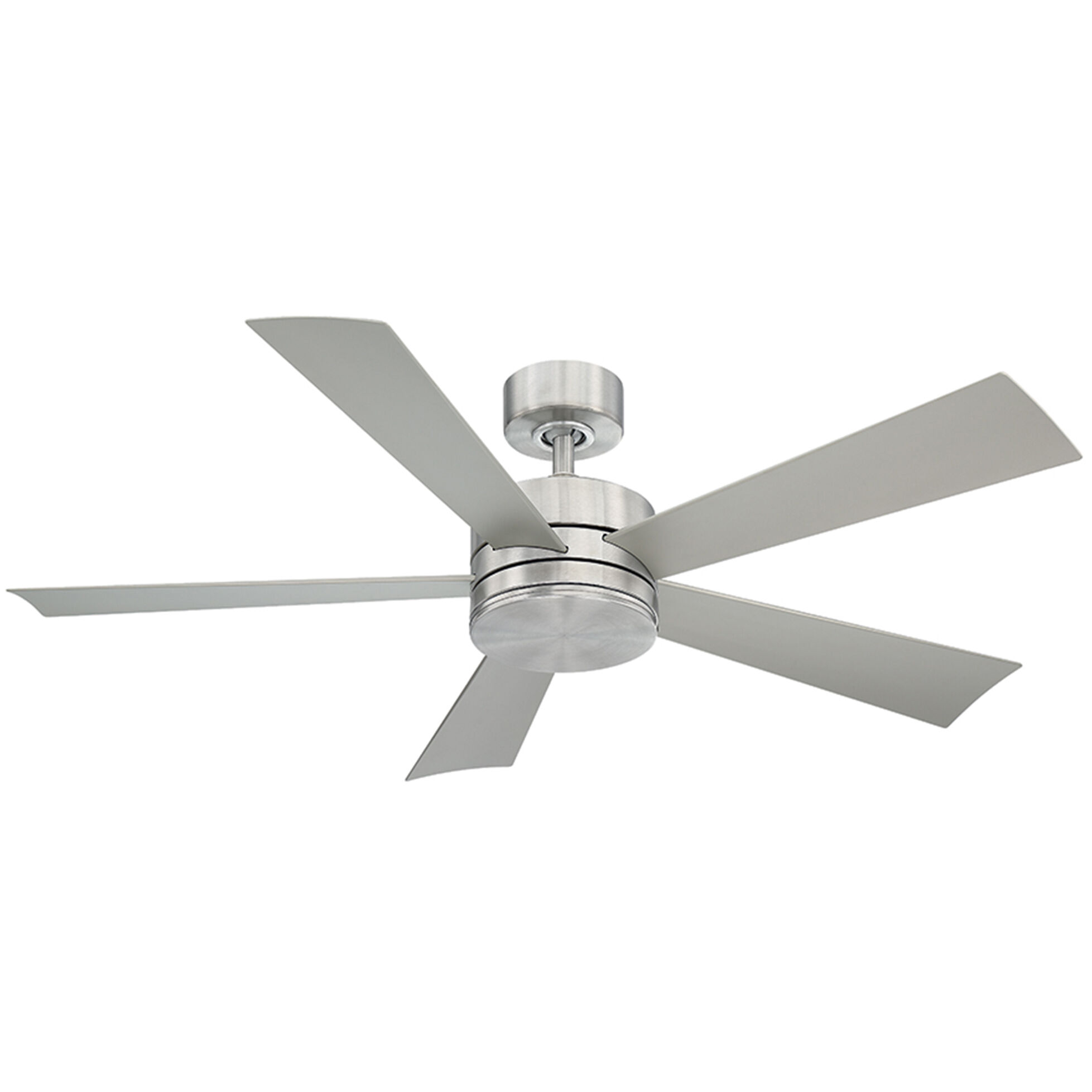 Wynd 52 inch Stainless Steel Downrod Ceiling Fan in 2700K