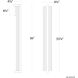 Krimp LED 36 inch Black Outdoor Wall Lighting