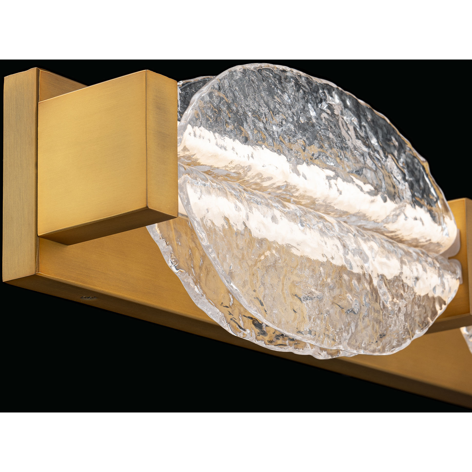 Deco Indoor Wall Lighting in 4000K, Aged Brass