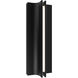 Strait LED 16 inch Black Outdoor Wall Lighting in 3000K