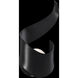 Flamme 1 Light 16 inch Black Outdoor Wall Light