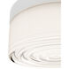 Tuck LED 5.38 inch Black Outdoor Flush Mount