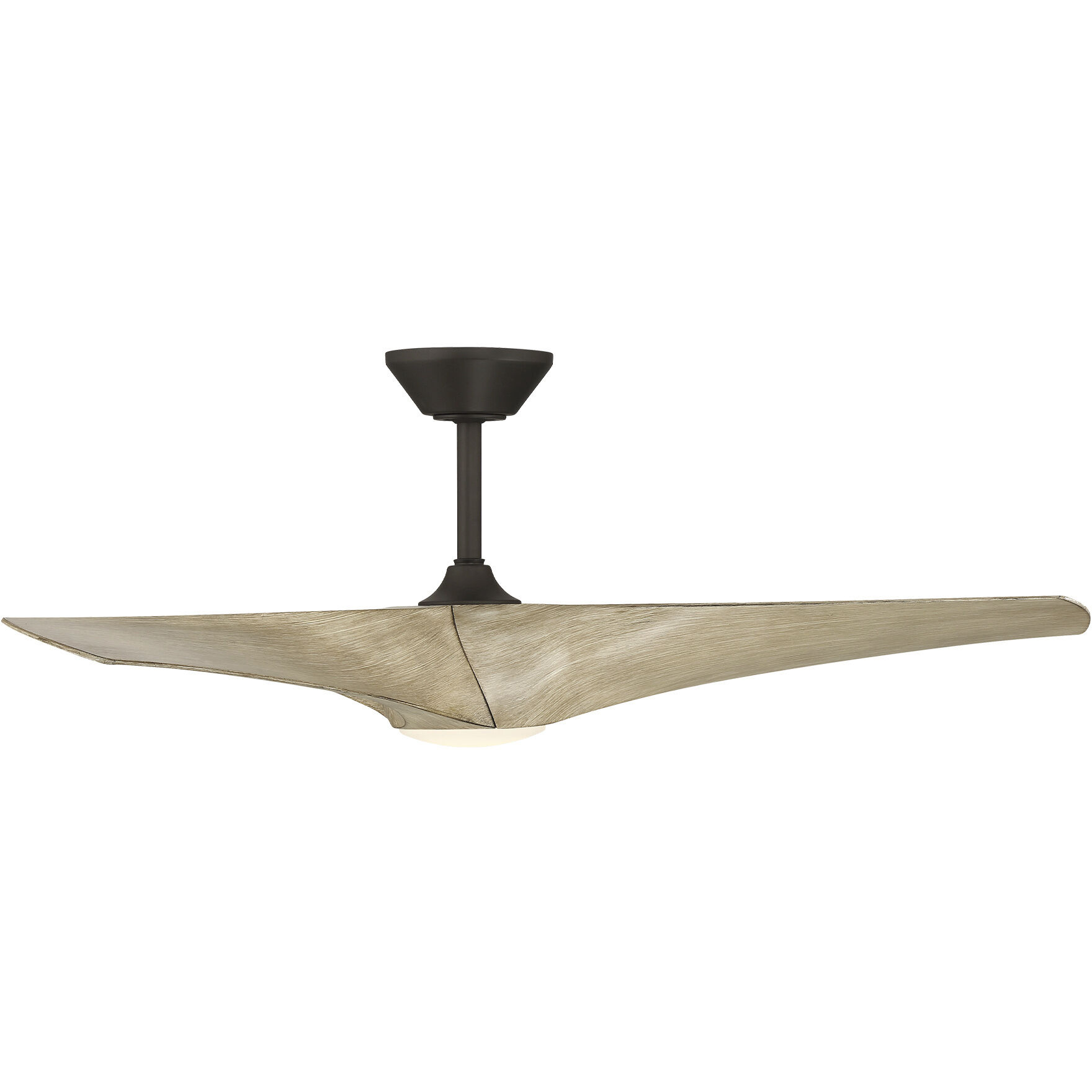 Zephyr 52 inch Bronze White Oak with White Oak Blades Ceiling Fan