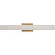 Lanza 1 Light 27 inch Aged Brass Bath Vanity Light Wall Light