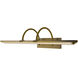 Ansel Indoor Wall Lighting in 4000K, Aged Brass