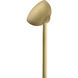 Julian Satin Brass Slope Ceiling Kit