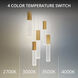 Cinema LED 17 inch Aged Brass Indoor Hanging Lighting Ceiling Light