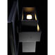 Pandora LED 9 inch Black Outdoor Wall Light in 9in.