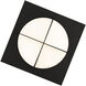 Echelon 1 Light 14 inch Black Flush Mount Ceiling Light