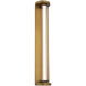 Iconix LED 28 inch Aged Brass Bath Vanity & Wall Light