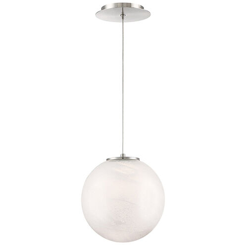 Cosmic LED 9 inch Brushed Nickel Pendant Ceiling Light in 1