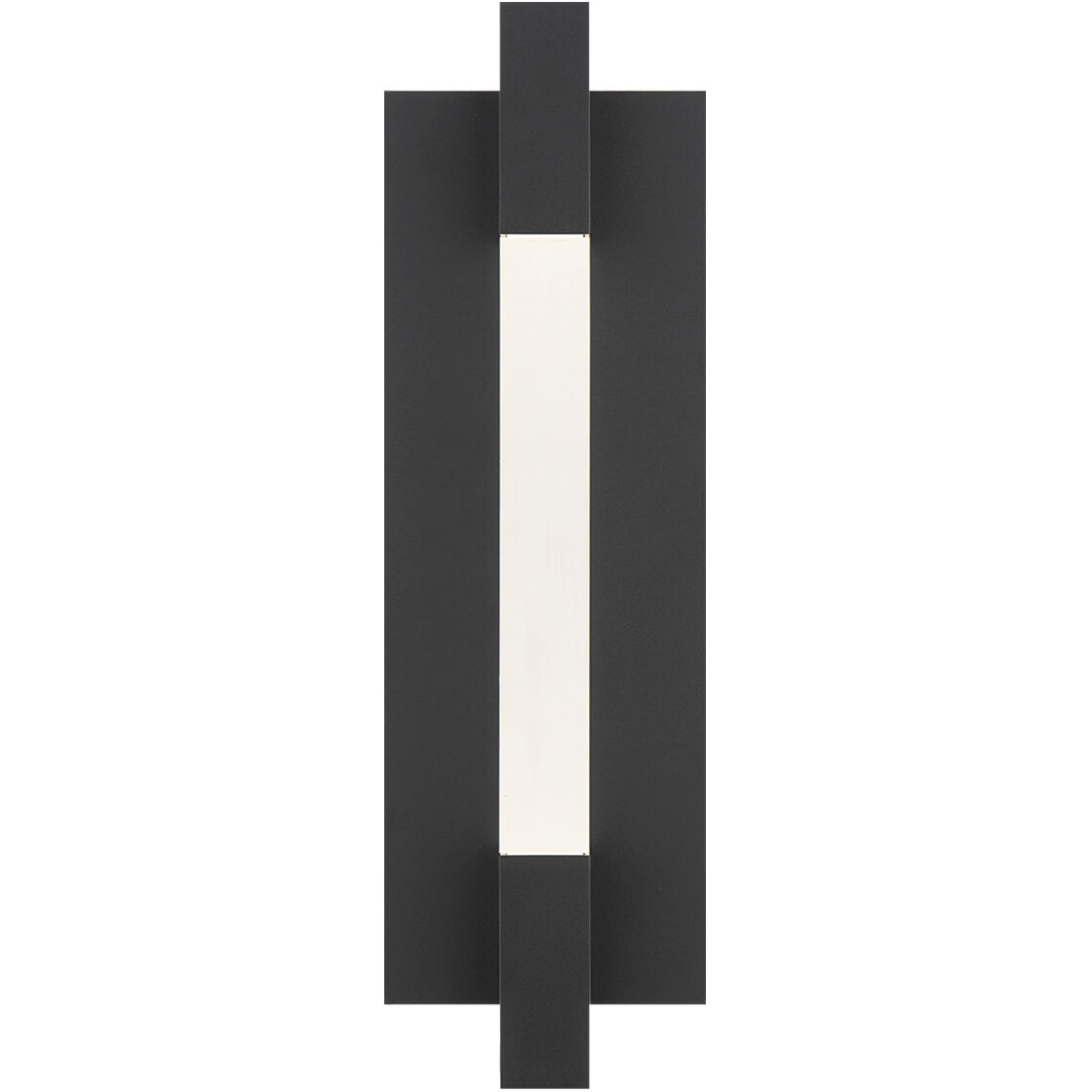 Heliograph 1 Light 18.1 inch Black Outdoor Wall Light in 4000K