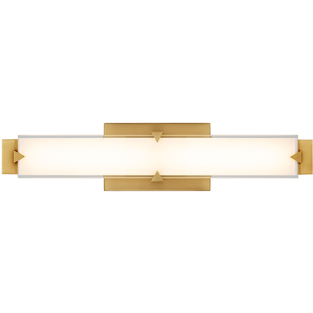 Carlisle Indoor Wall Lighting in 3500K, Aged Brass