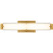 Carlisle Indoor Wall Lighting in 2700K, Aged Brass