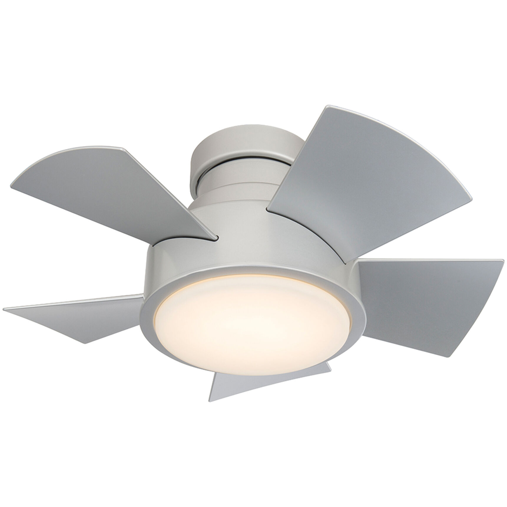 Vox 26 inch Titanium Flush Mount Ceiling Fan in 2700K