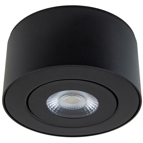 I Spy 1 Light 5 inch Black Outdoor Flush Mount in 3500K