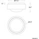Tane LED 13 inch Basalt Stone and Black Flush Mount Ceiling Light
