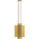 Ribeye LED 3.75 inch Aged Brass ADA Indoor Wall Lighting