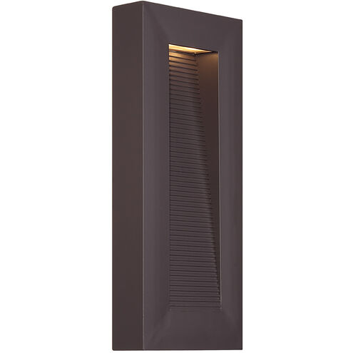 Urban LED 16 inch Bronze Outdoor Wall Light in 16in.