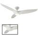 Morpheus III 60 inch Gloss White Downrod Ceiling Fan in 2700K