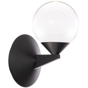 Double Bubble 1 Light 6 inch Black Wall Sconce Wall Light