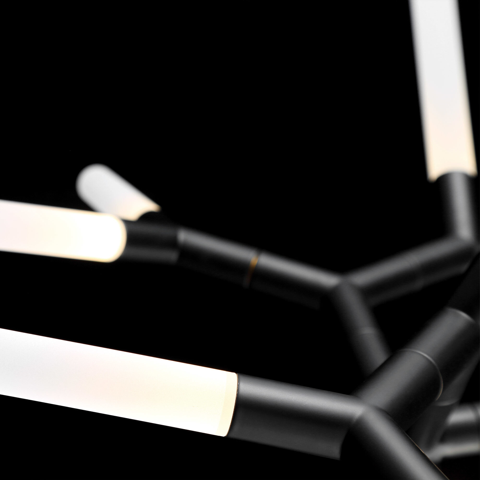Modern Forms PD 54732 BK Kryptonite LED 32 inch Black Chandelier