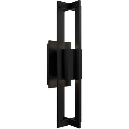 Gander LED 20 inch Black Outdoor Wall Lighting in 4000K