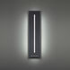 Midnight 1 Light 26 inch Black Outdoor Wall Light in 3500K, 26in.