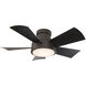 Vox 38 inch Bronze Flush Mount Ceiling Fan in 3000K, Flush Mounted, Smart Ceiling Fan