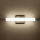 Vogue LED 20 inch Brushed Nickel Bath Vanity & Wall Light in 2700K, 20in.