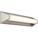 Swale Indoor Wall Lighting in 2700K, Brushed Nickel