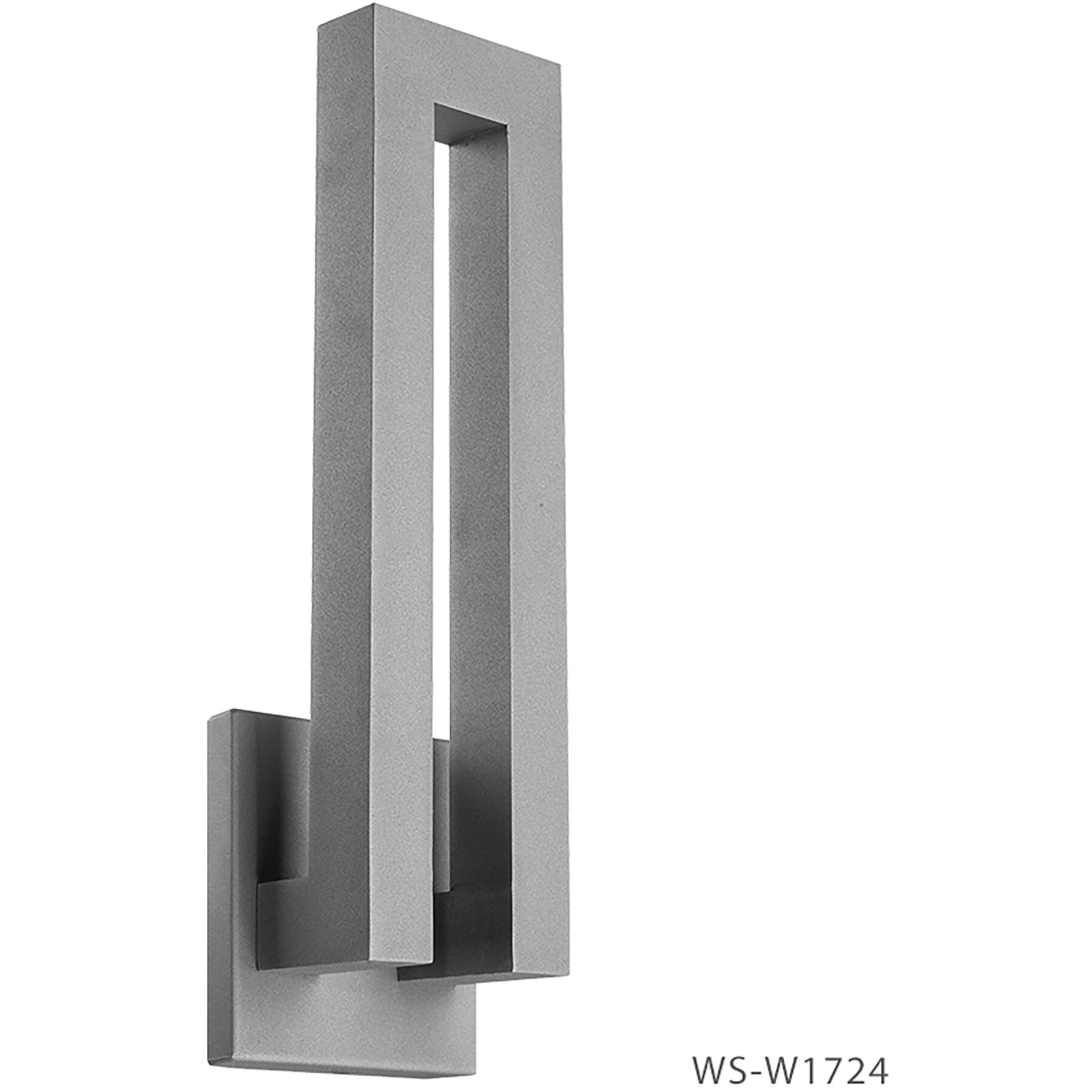 Modern Forms WS W1718 GH Forq LED 18 inch Graphite Outdoor Wall
