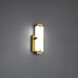 Carlisle Indoor Wall Lighting in 3000K, Aged Brass