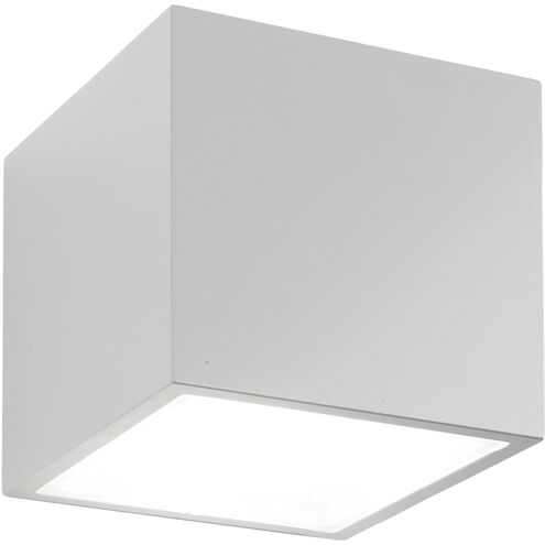 Bloc LED 5.5 inch White Flush Mount Ceiling Light in 4000K