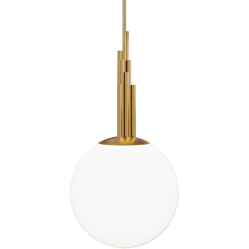 Sybil LED 13.75 inch Aged Brass Indoor Hanging Lighting Ceiling Light in 2700K