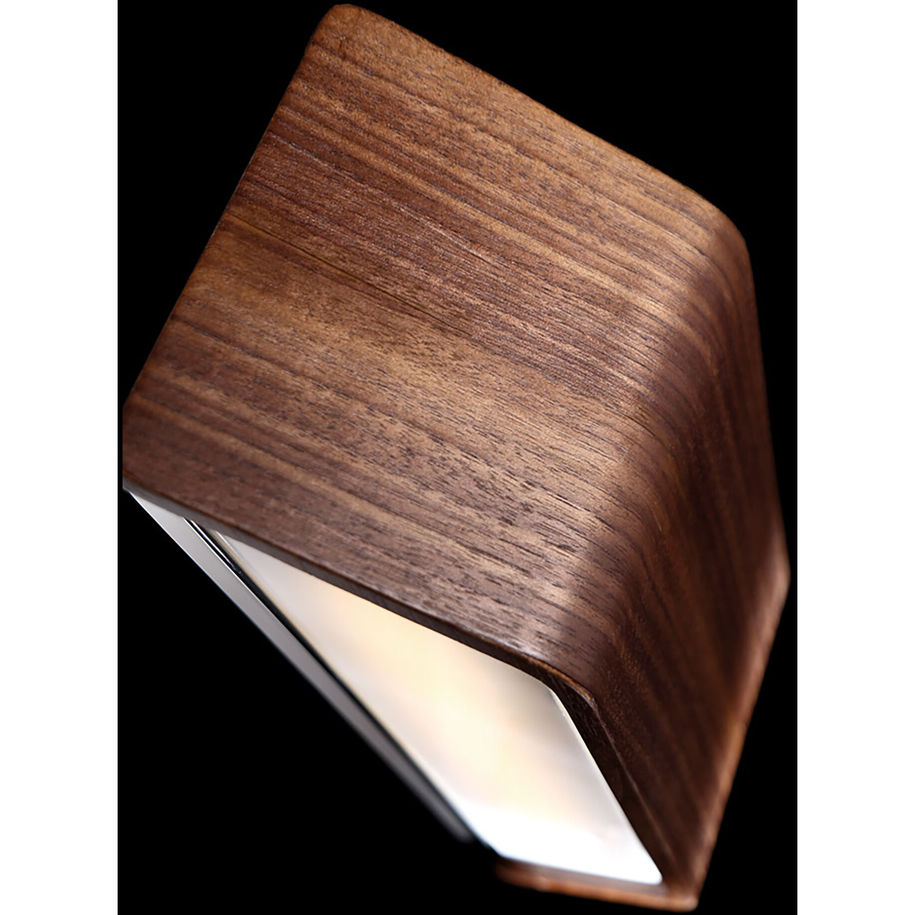 Asgard Wall Sconce Wall Light in Dark Walnut, Does not have EM Backup Battery
