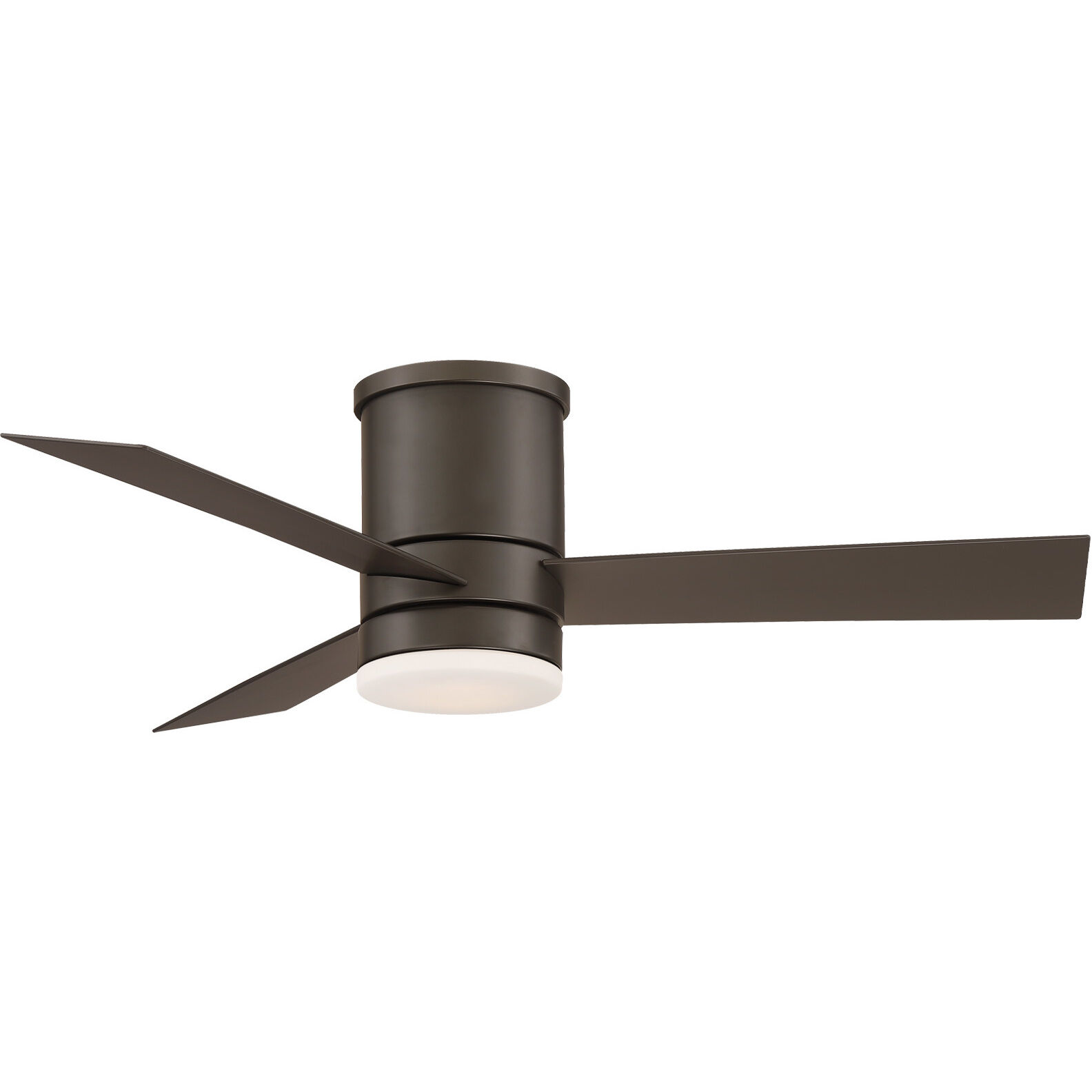 Axis 44 inch Bronze Flush Mount Ceiling Fan in 3000K