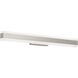 Cinch LED 25 inch Brushed Nickel Bath Vanity & Wall Light in 3500K, 25in.