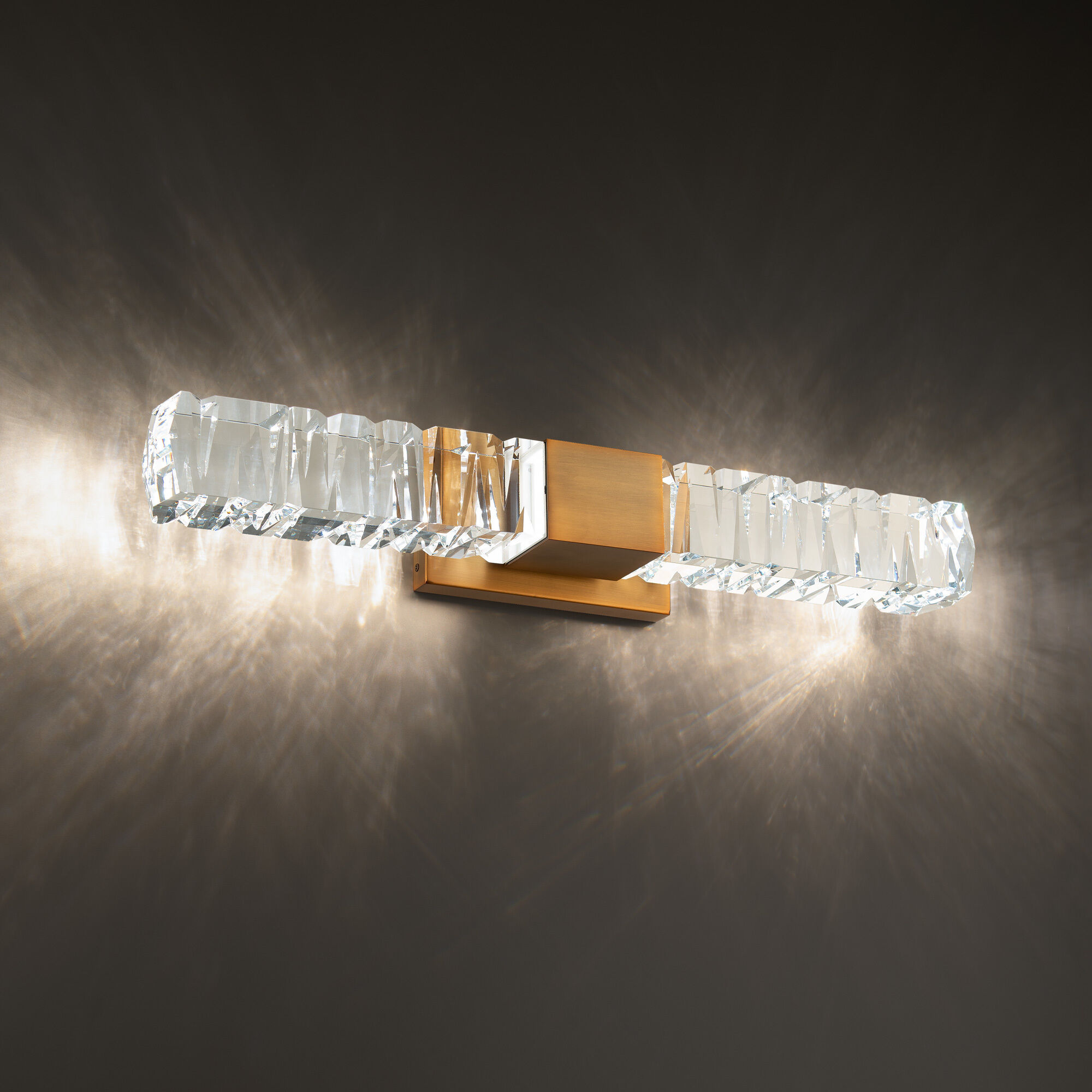 Juliet LED 4.75 inch Aged Brass Bath Vanity & Wall Light