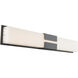 Vodka LED 37 inch Black Vanity Light Wall Light in 37in.