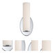 Loft LED 3 inch Chrome ADA Wall Sconce Wall Light in 3500K, 11in.