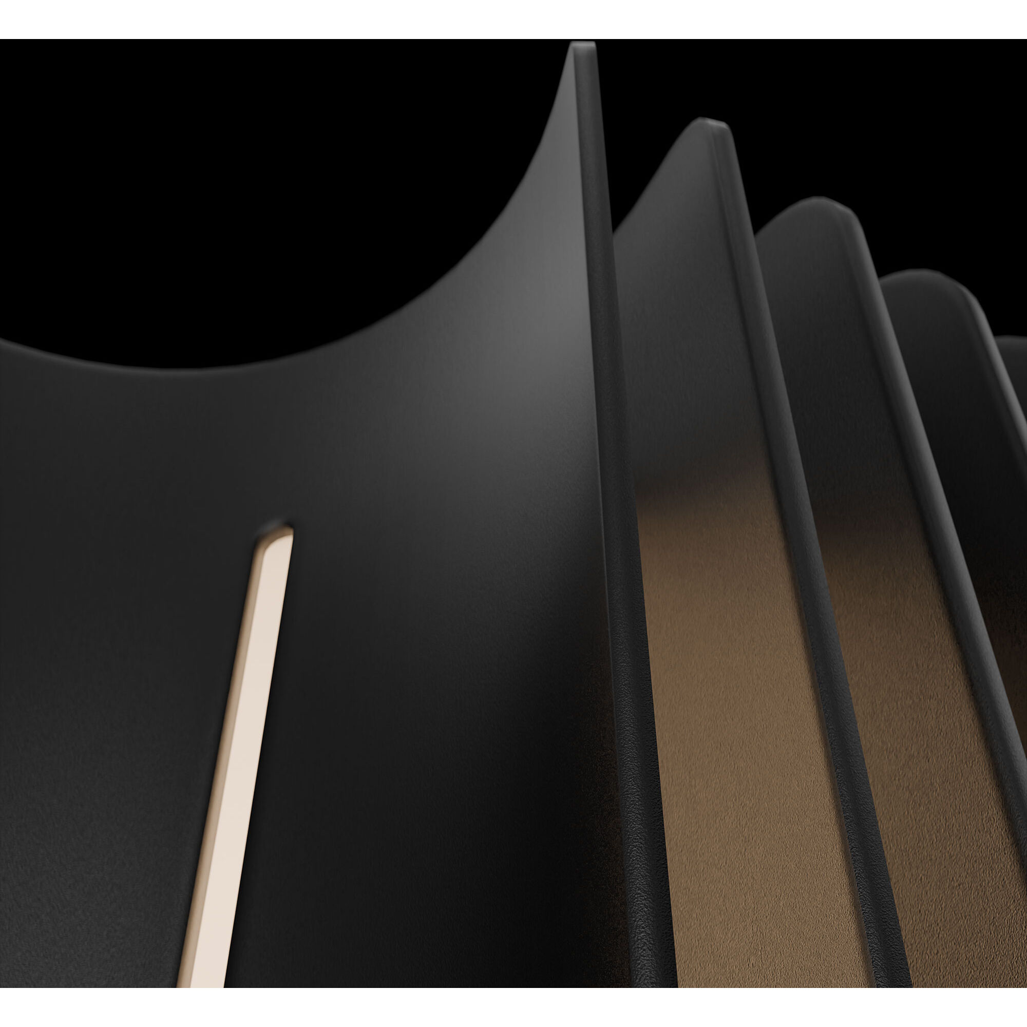 Kane LED 24 inch Black Outdoor Wall Lighting in 2700K